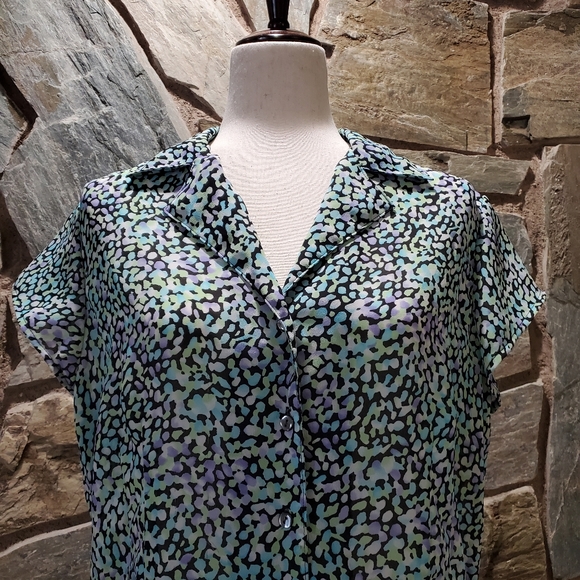 Liz Claiborne Studio Top sz 14 - Picture 2 of 8